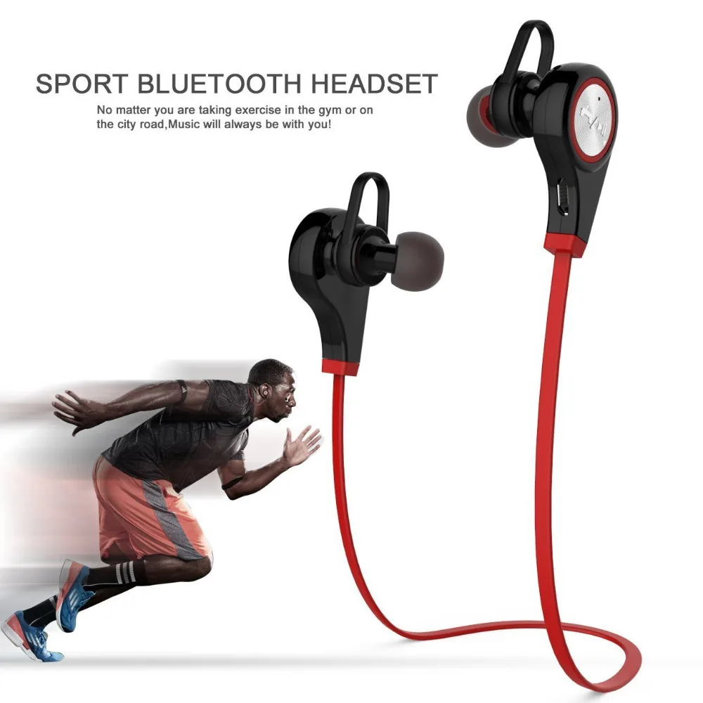 OLLLY Wireless Headphones Q9 Hands-free Calling Earbuds 4.1 Stereo Sport Headset Earphone with Built-in Mic | Электроника