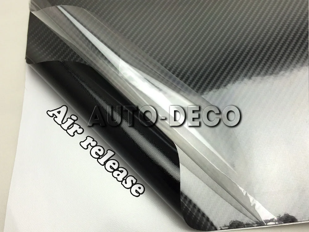 Superior Quality Black 5D Carbon 4D Texture Car Wrap Vinyl Film Sticker With 3 Layers For Wrapping Size:152*20m | Автомобили и