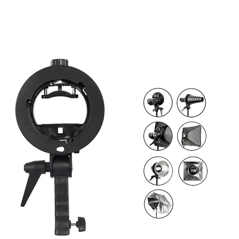 S образный кронштейн для вспышки Bowens держатель Универсальный тип Speedlite Snoot