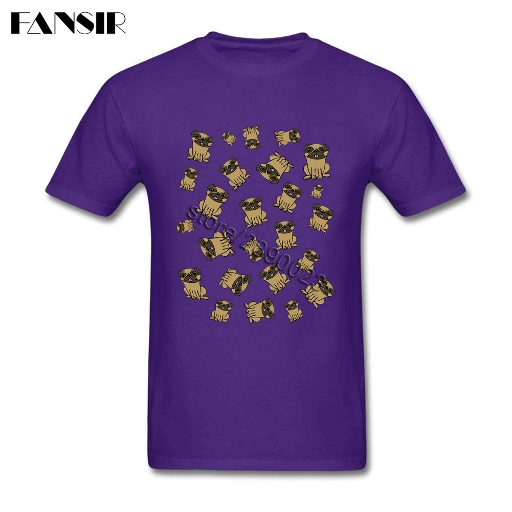 XS 3XL книжная полка с фигурой мопса Crazy футболки для мужчин и мальчиков хлопковые