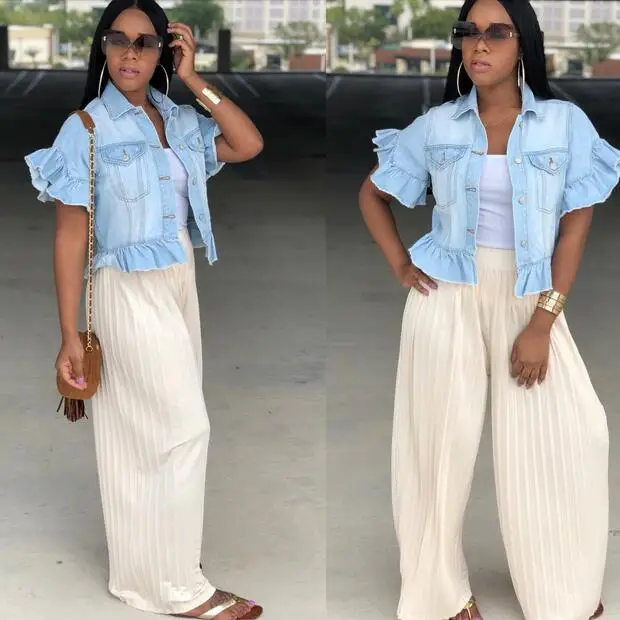 2019 новая стильная брендовая модная повседневная женская джинсовая куртка с