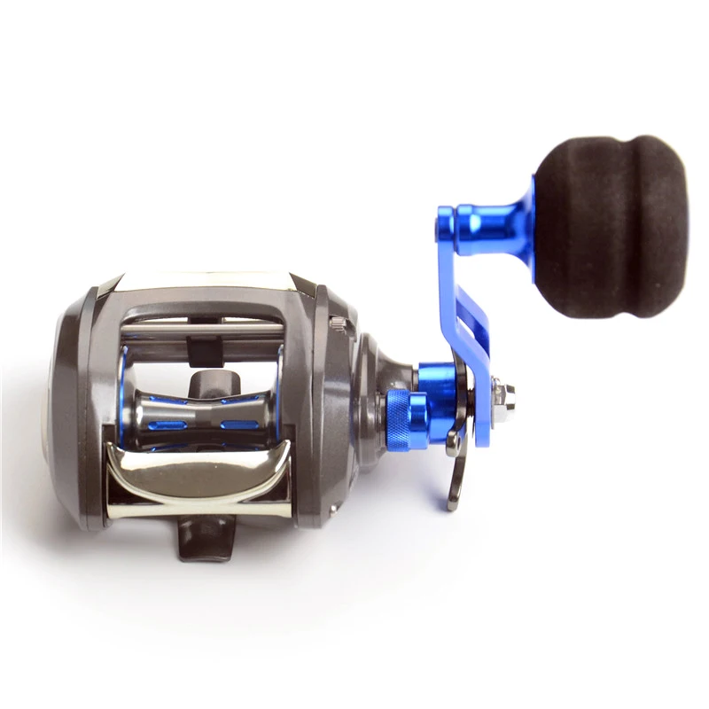 Slow Shake Bait Casting Reel 12+1Bb Jig Wheel Max Drag 11Kg Boat Wheel Gear Ratio 7.0:1 Lure Fishing Reel - Цвет: Blue