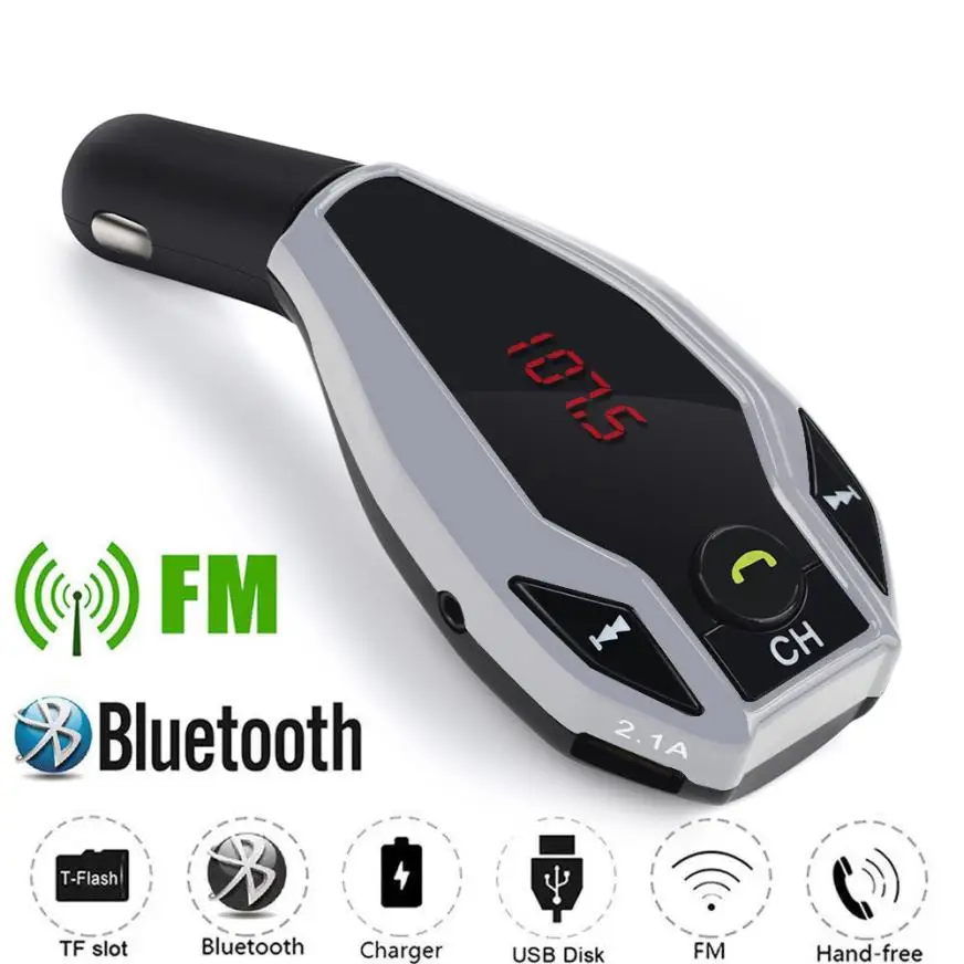 100% новый Беспроводной Bluetooth fm передатчик модулятор Автомобильный комплект MP3