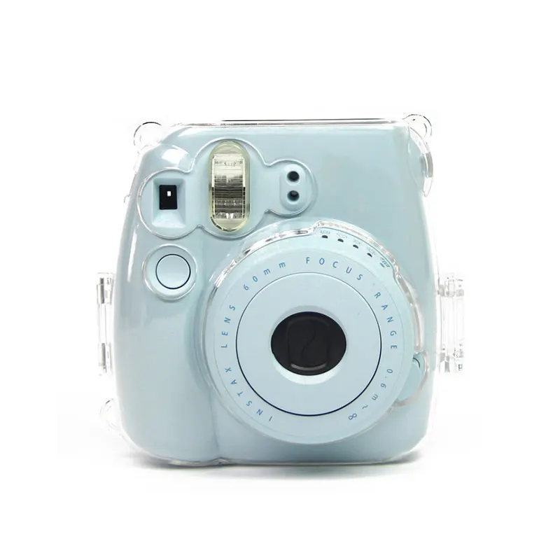 Прозрачный защитный чехол Mini Powstro с плечевым ремнем для камеры Fuji Fujifilm Instax 9 8 +