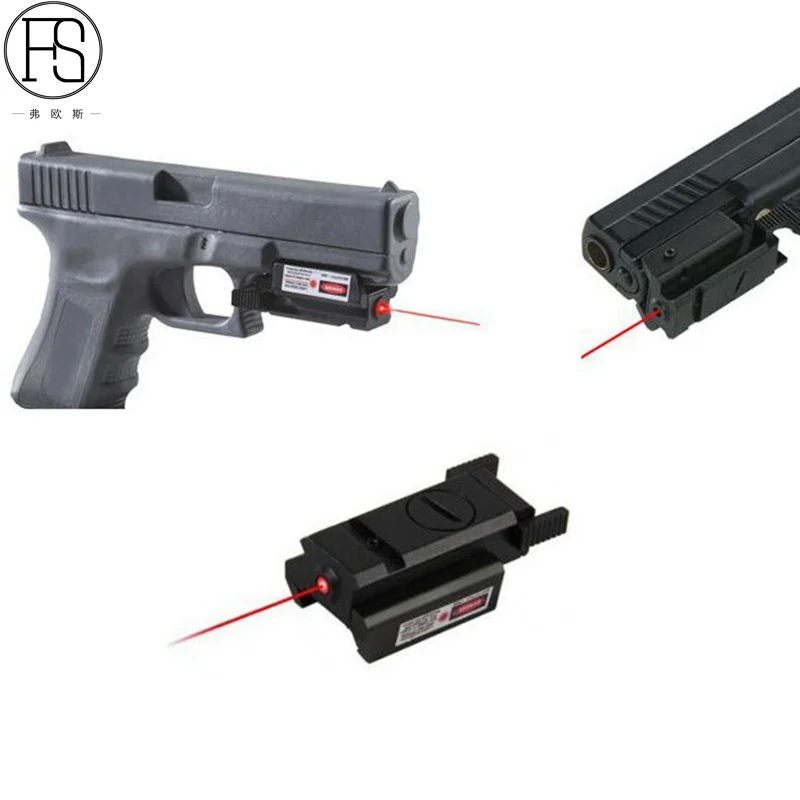 Красный лазерный прицел и Glock фонарик комбо тактические винтовочные огни Для