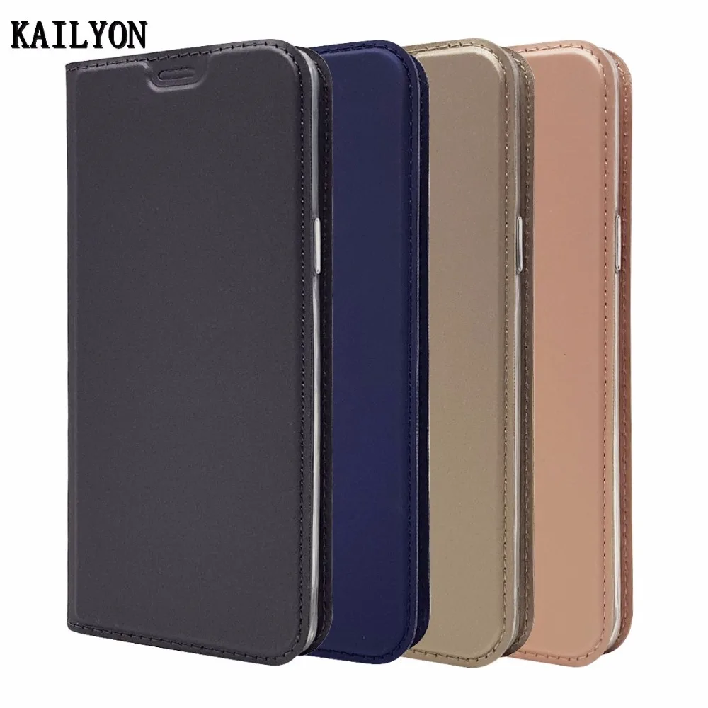 Роскошные Чехлы KAILYON из искусственной кожи для iPhone X кошелек флип-сумка чехол с