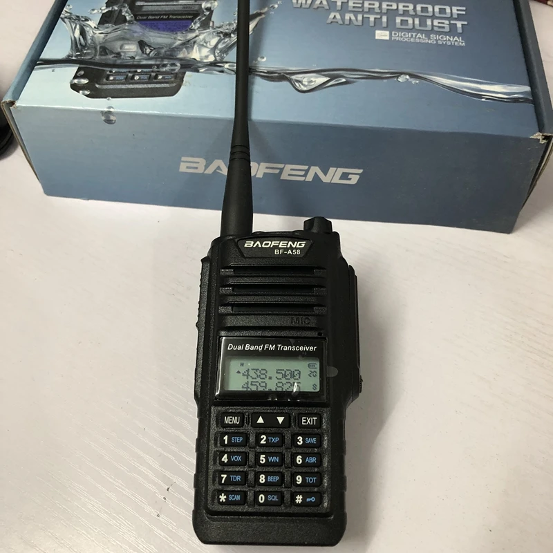 2019 профессиональная рация водостойкий BAOFENG BF A58 с SOS FM радио станции CB Ham