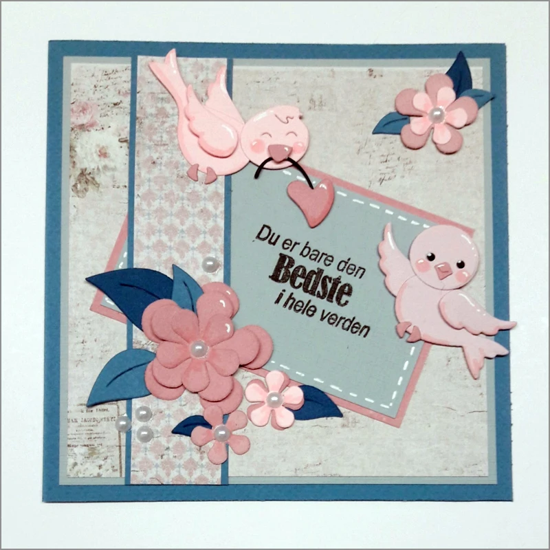 Metal Cutting Dies Puzzle Little bird Die Scrapbooking Embossing Paper Craft Album Cards Punch Art cutter die 2019 | Дом и сад