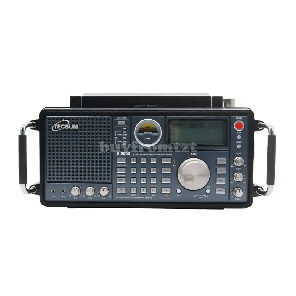 TECSUN S 2000 HAM Любительское радио SSB Двойное преобразование PLL FM/MW/SW/LW/ Air Band|Детали и