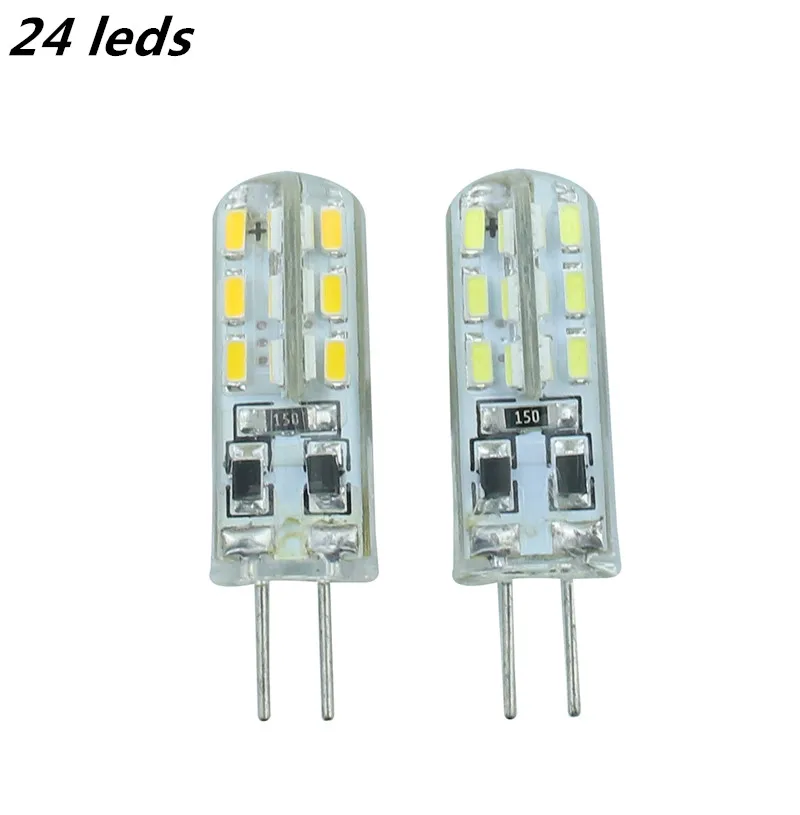 G4 24 светодиодный 32 48 Светодиодный 64 лампы 3014SMD хрустальный светильник DC12V/AC12V AC220V