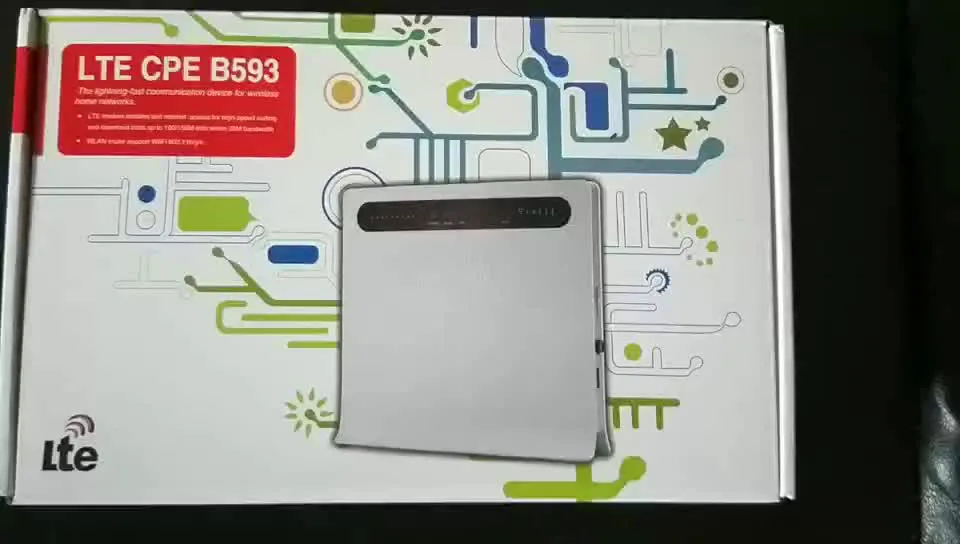 Разблокированный роутер Huawei B593 B593u-12 4G LTE Роутер со слотом для Sim-карты Wi-Fi с 4