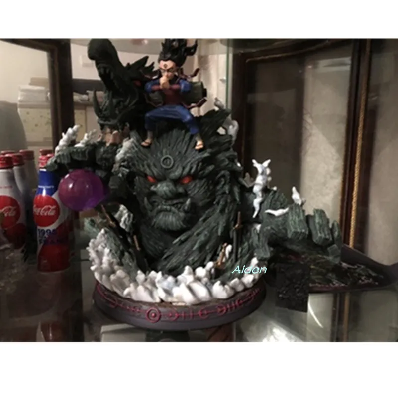1" Статуя Наруто бюст Shodai Hokage полная длина портрет Senju Hashirama Senjuichizoku GK фигурка модель игрушки коробка 36 см Z1224