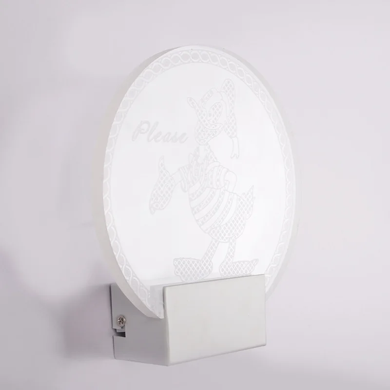 Акриловые светодиодные настенные лампы Дональд светильник в виде утки