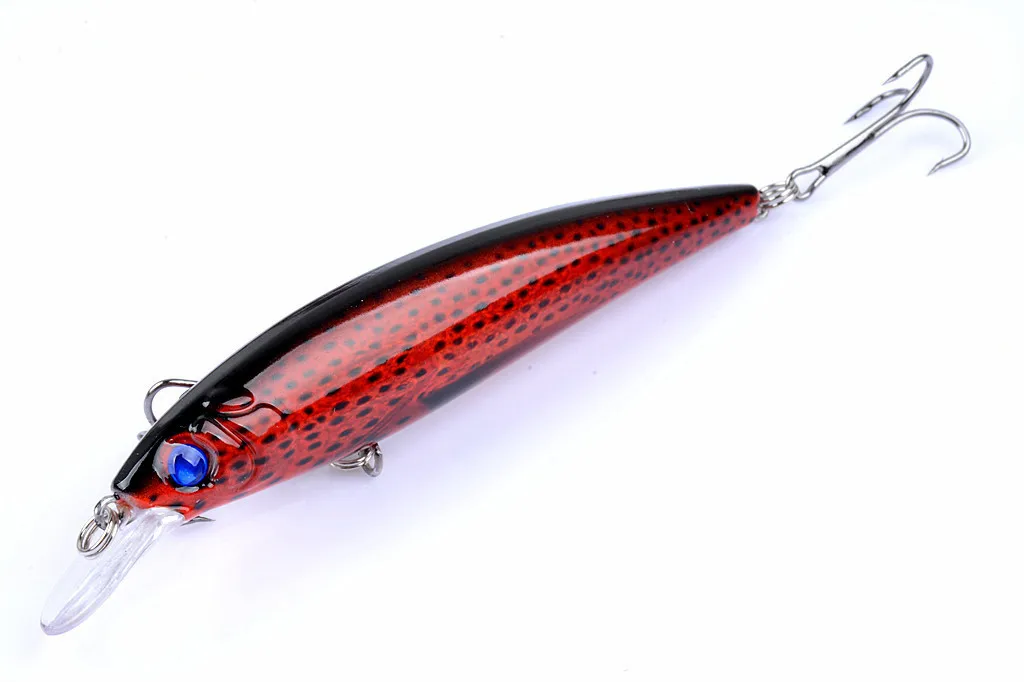 1 шт., 11 см/13,4 г воблеры Minnow, Кривошипные искусственные рыболовные приманки, цветные приманки, кренкбейт, приманки "Карп" для рыболовных аксессуаров