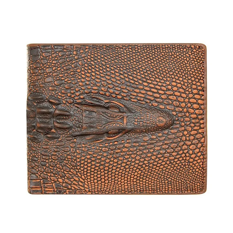 A brown loose Мужские кошельки в винтажном стиле, кожаный брендовый Роскошный кошелек, короткий тонкий мужской кошелек, зажим для денег, кредитная карта, Billeteras Para Cartera Hombre - Цвет: A brown loose