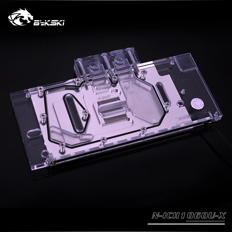 Bykski N ICH1060U X VGA полное покрытие блок водяного охлаждения со светодиодной