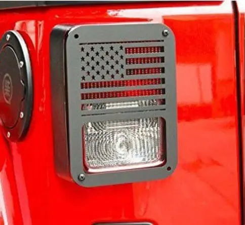 2 x прочные Защитные чехлы для задних фонарей Jeep Wrangler 4 door|tail lamp guards|jeep wrangler guardcover jeep