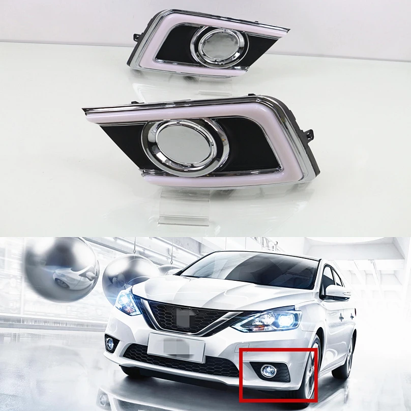 Автомобильный мигающий автомобильный Стайлинг для Nissan Sentra 2016 2017 светодиодные
