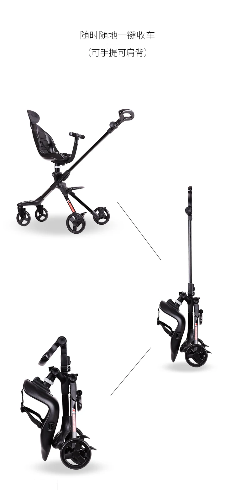 Dsland Doux bebe INBB finfin stok, самокат, детская коляска, 2 стороны, высокая, роскошный зонт, коляска, Трайк, супер стабильный, удобный инструмент для покупок