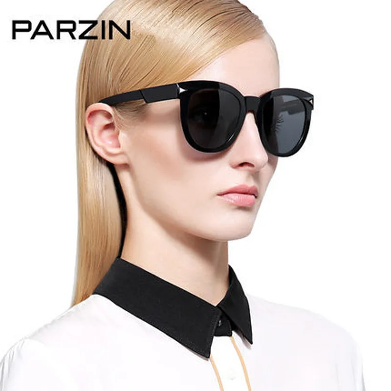 PARZIN Поляризованные Солнцезащитные Очки Женщины Марка Дизайн Мужчины TR 90