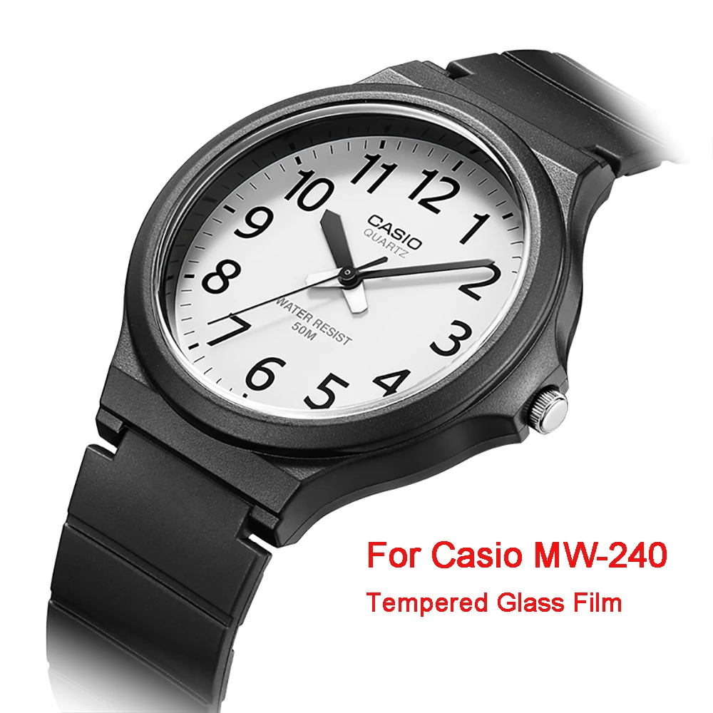 2.5D 9H прозрачная взрывобезопасная Защитная пленка для часов Casio MW-240 стекла с