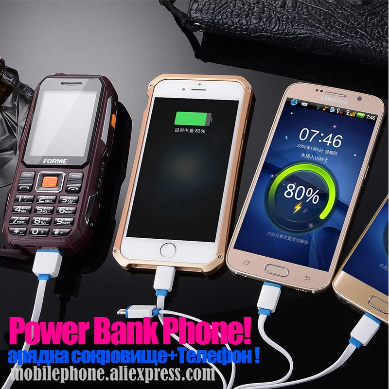 Мобильный телефон Power Bank! FORME D серии пыленепроницаемые противоударные сотовые