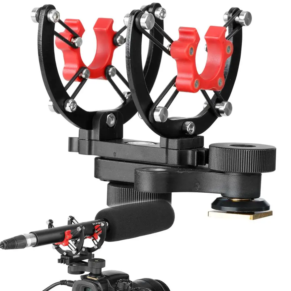 BOYA крепление для микрофона кронштейны Shockmount уменьшить встряхивая GoPro зум