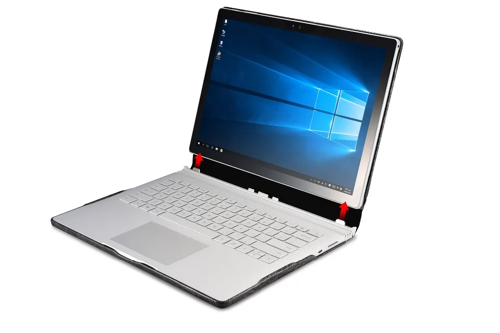 Чехол из натуральной крокодиловой воловьей кожи для microsoft Surface Book 2 13,", откидной бизнес-чехол из натуральной кожи, смарт-чехол для Book 2