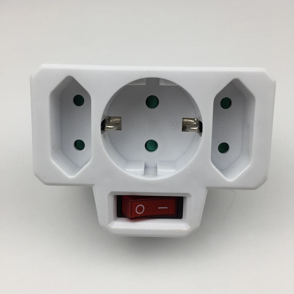 Регулятор конвертер Европейский ЕС Высокое качество розетка питания 16 A 250 V
