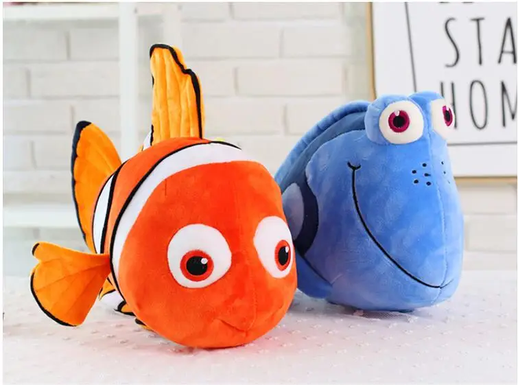Поиск герой Nemo Plush Toys с изображениями из мультфильма В поисках Немо и рыба