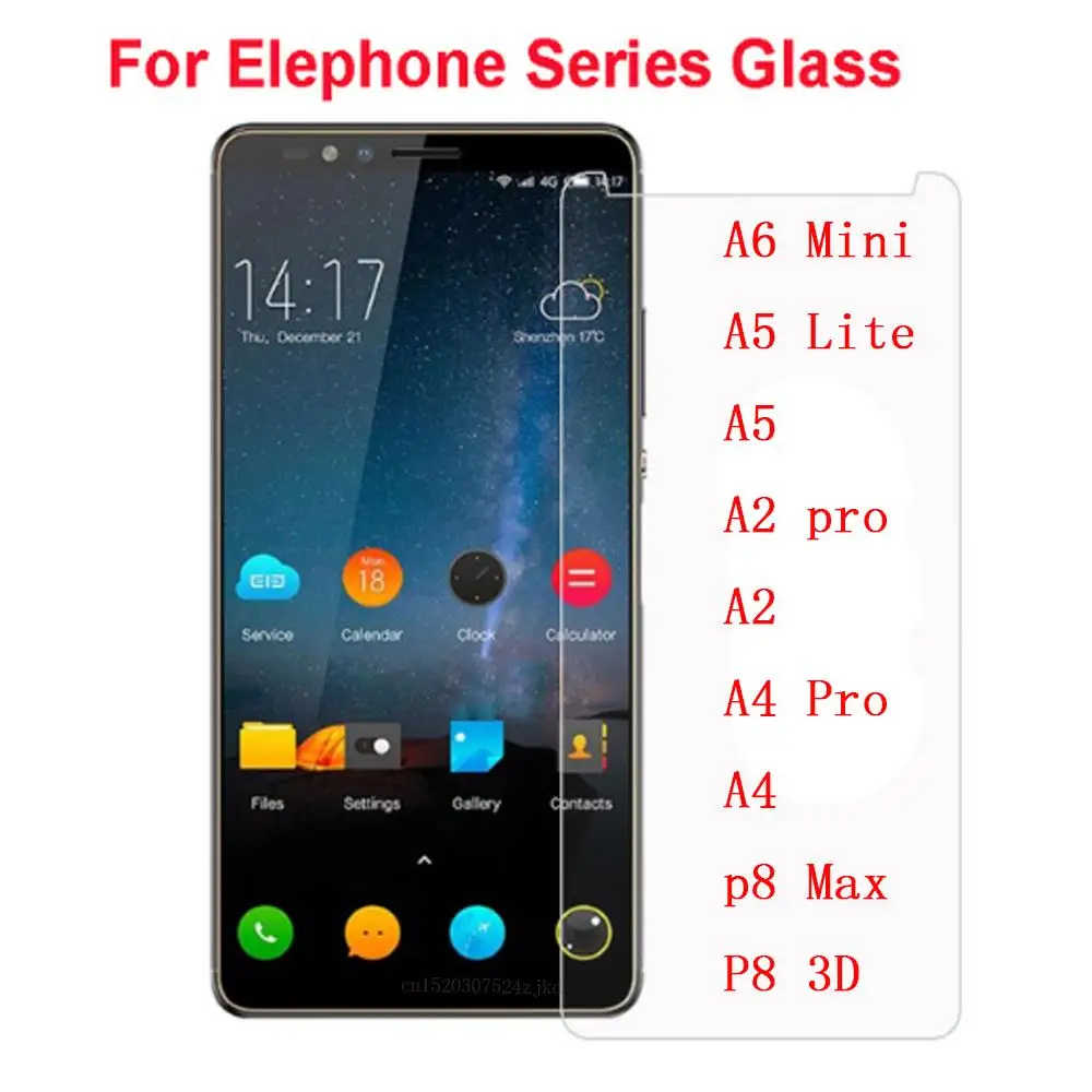 Elephone A6 мини закаленное стекло высокого качества Защитная пленка для экрана A5 Lite A2