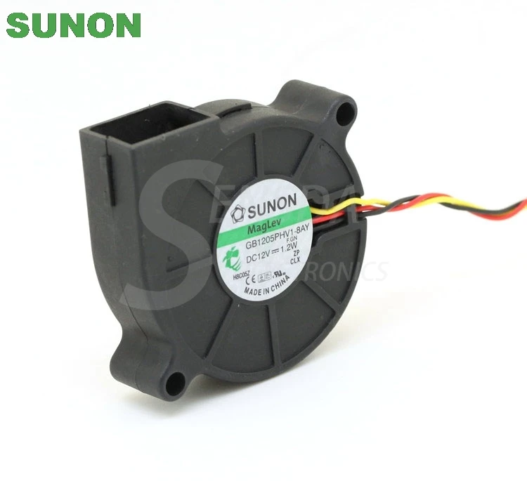 Вентилятор турбонагнетателя для сервера Sunon 3 провода 12 В 1 2 Вт 51x51x15 мм|blower fan|turbo