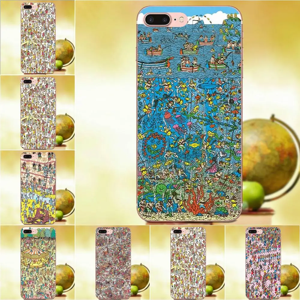 Мягкий чехол для телефона из ТПУ Wally Samsung Galaxy Note 2 3 4 5 8 9 S3 S4 S5 S6 S7 S8 S9 mini Edge