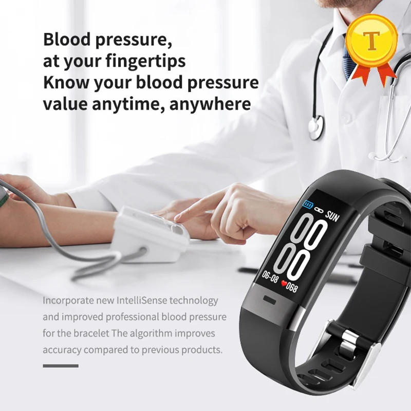Новое поступление смарт браслет ECG + PPG для занятий спортом с измерением пульса и