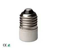 500pcs/lot Ceramics E26  E27 to GU10 Adapter Converter Led Halogen CFL light bulb lamp adapter converter