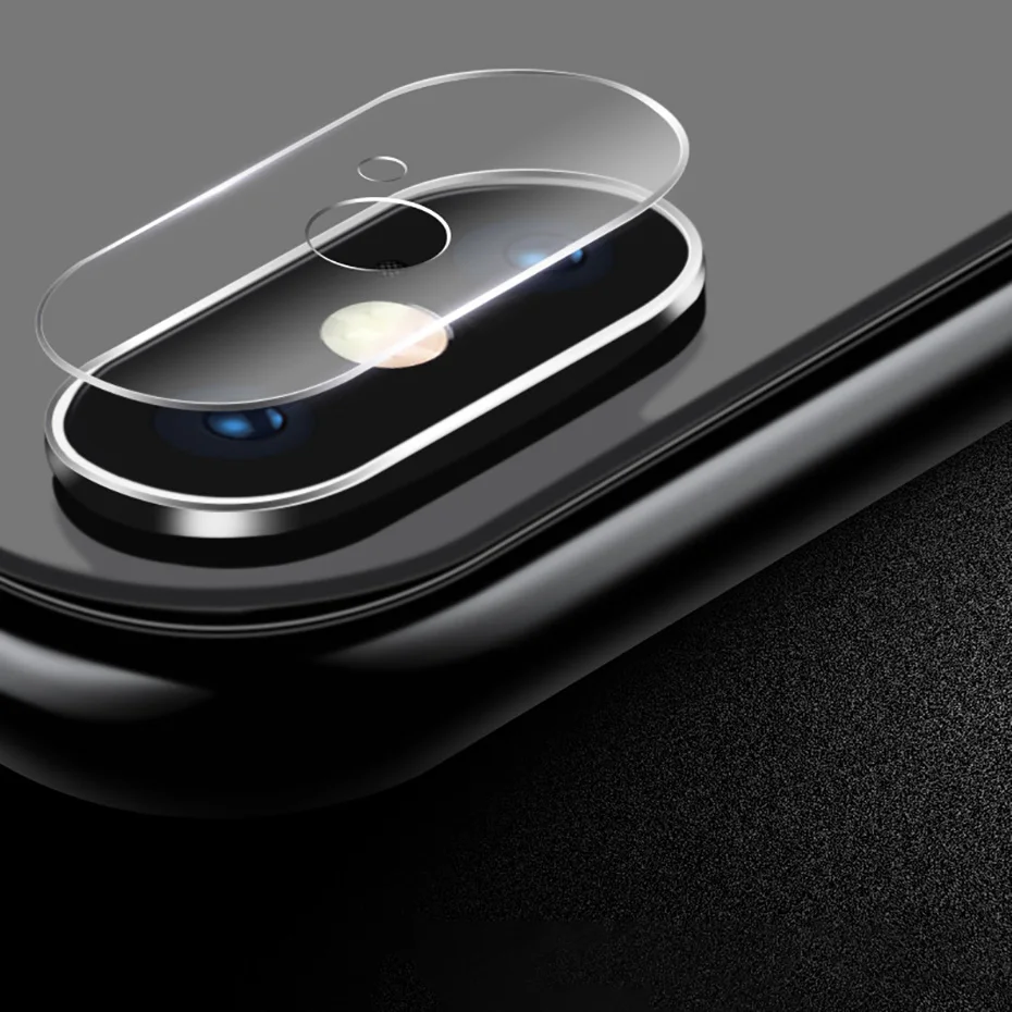 CAENBOO Tempered Glass Camera Protector For iPhone X 7/8 Plus Protective Phone Lens Cover 7 8 | Мобильные телефоны и