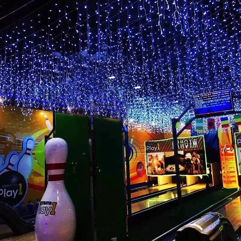 4 м светодиодная гирлянда сосулька занавеска 96 светодиодов 0 6 Рождественская