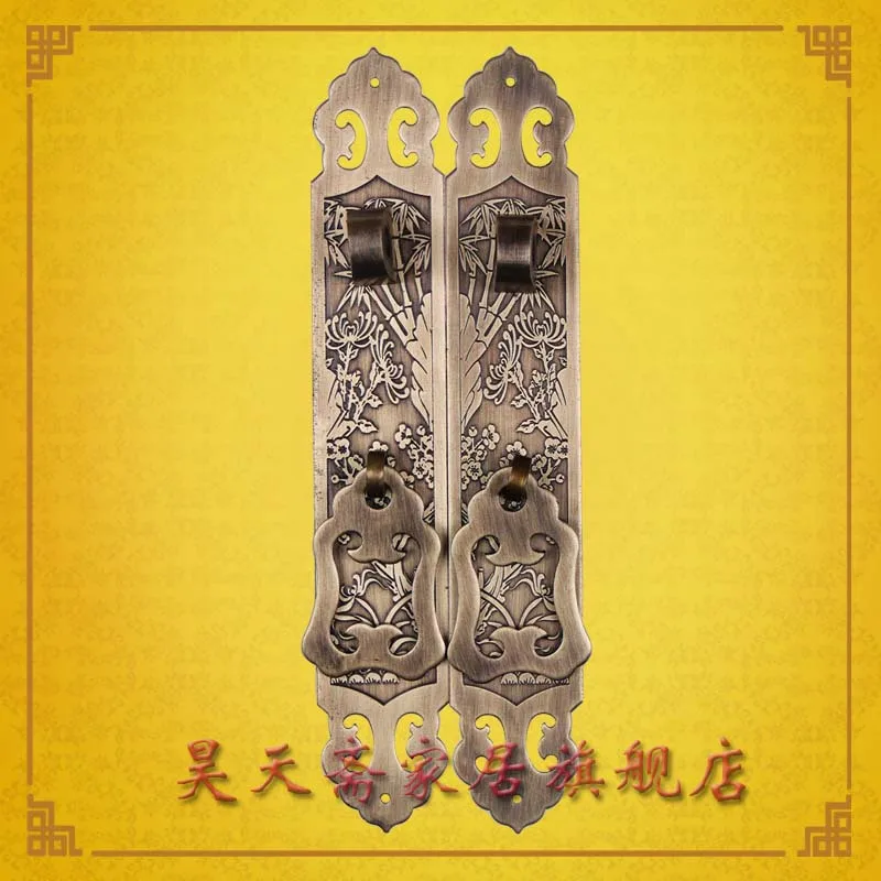 

[Haotian vegetarian] медная прямая ручка/книжная ручка/ручка шкафа 18cmHTC-144