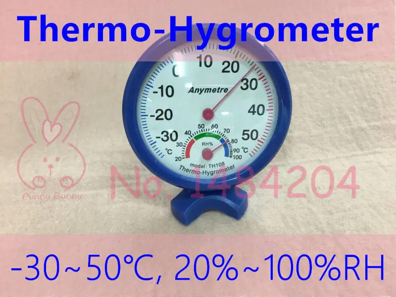 Mini Thermometer & Hygrometer -30~50C Degree 20%~100%RH Wall Mounted with Base Indoor and Outdoor Free Shipping TH108 | Инструменты