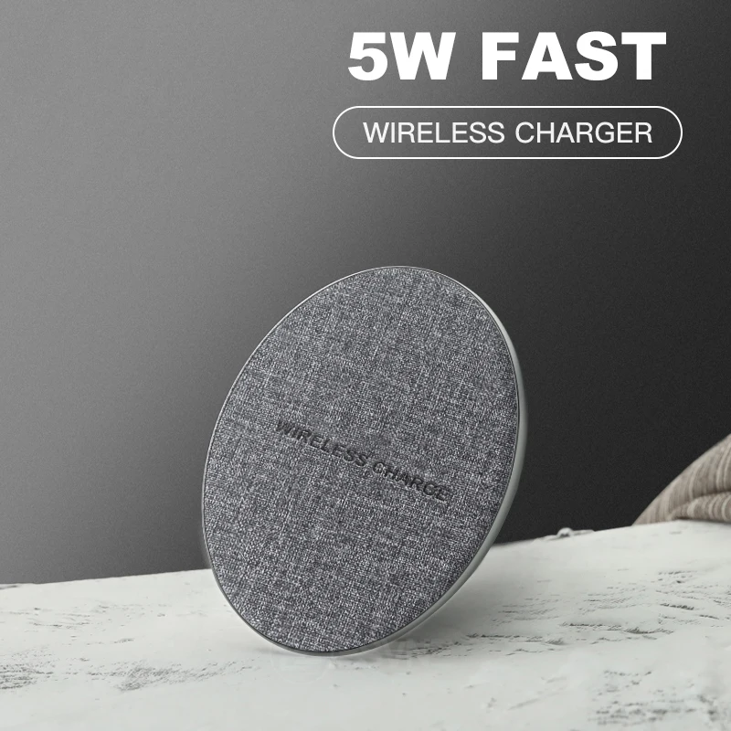 Bapick Qi 5W Fast Wireless Charger for iPhone XR X XS MAX 6 7 8 Plus Xiaomi redmi note Samsung S8 S9 Note Charging USB Pad | Мобильные