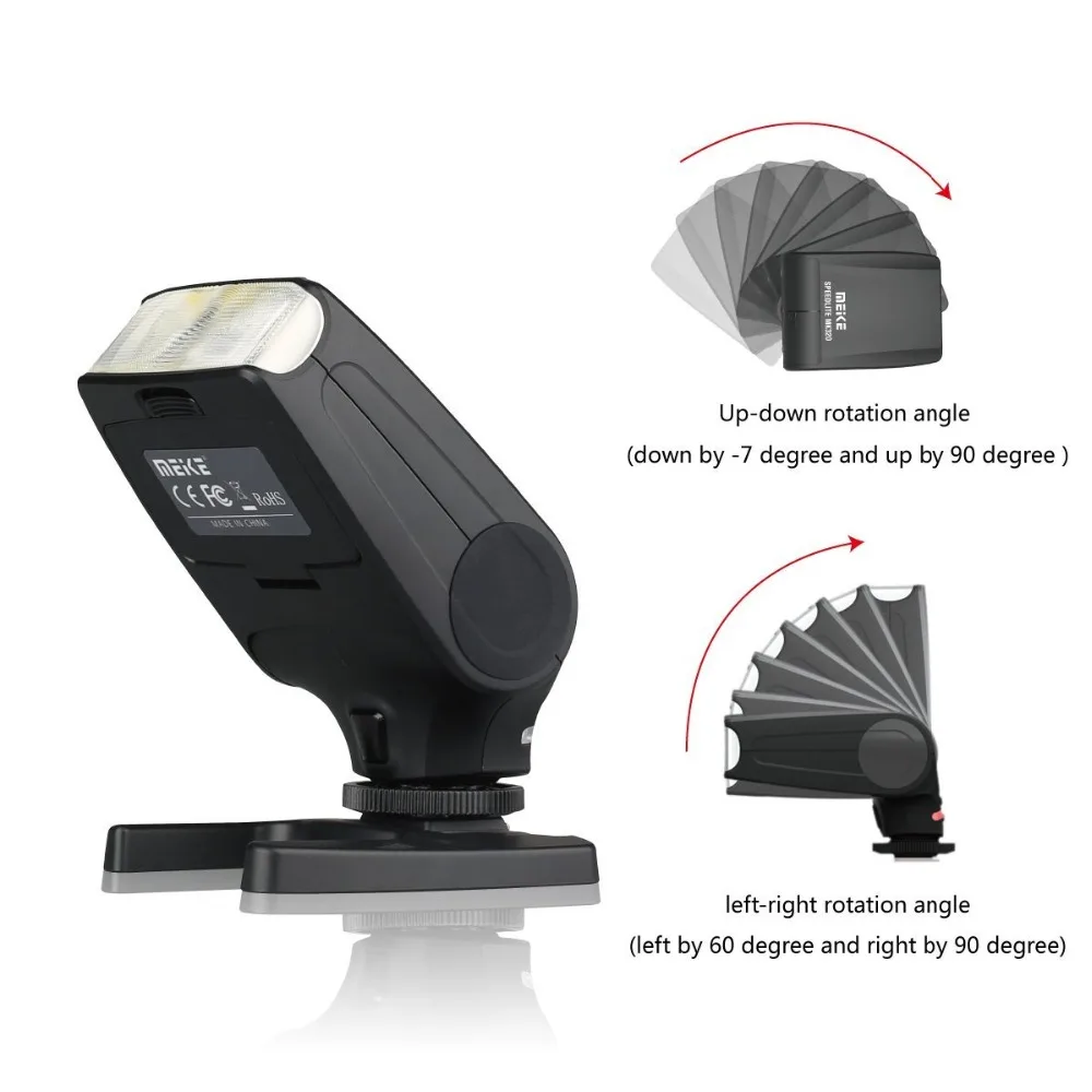 Новая Мини Вспышка MEIKE MK320 TTL для камер Canon EOS 5DII 6D 7D 40D 50D 60D 70D 550D 600D 650D 700D 580EX 430EX |