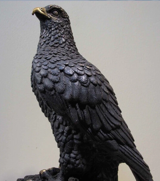 Western Art Decor Copper Bronze Figurine Arabia Eagle Bird Statue Sculpture | Дом и сад