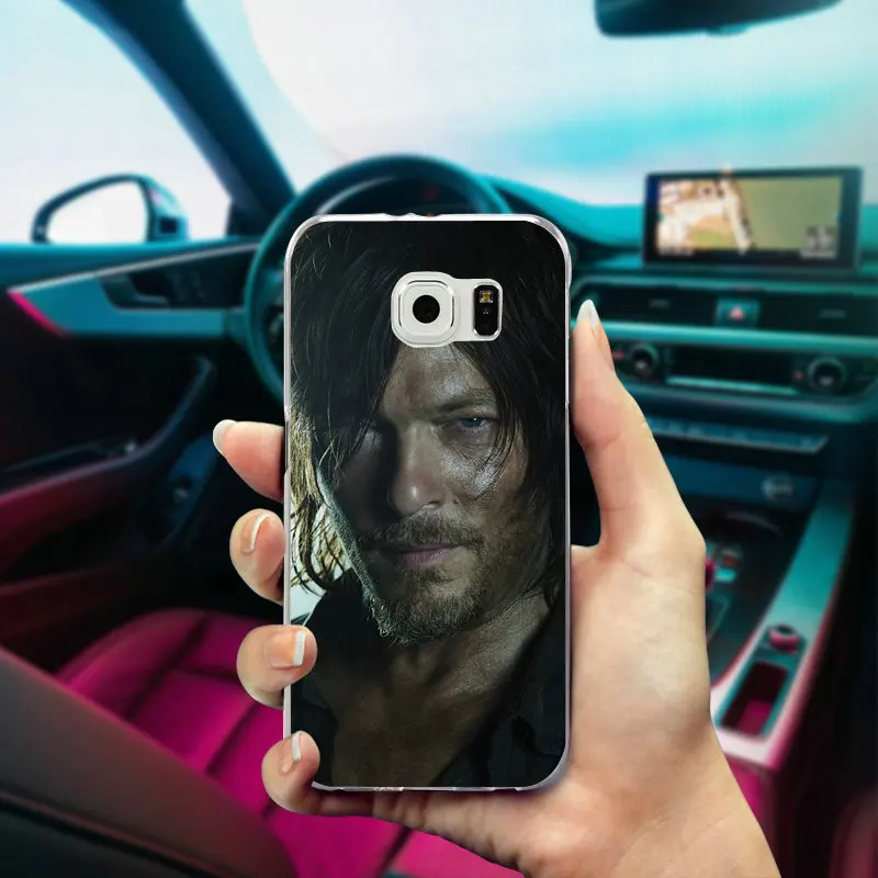 The Walking Dead Дэрил Диксон для samsung Galaxy Note 2 3 4 5 8 S3 S4 S5 мини S6 S7 s8 S9 край плюс мягкая TPU