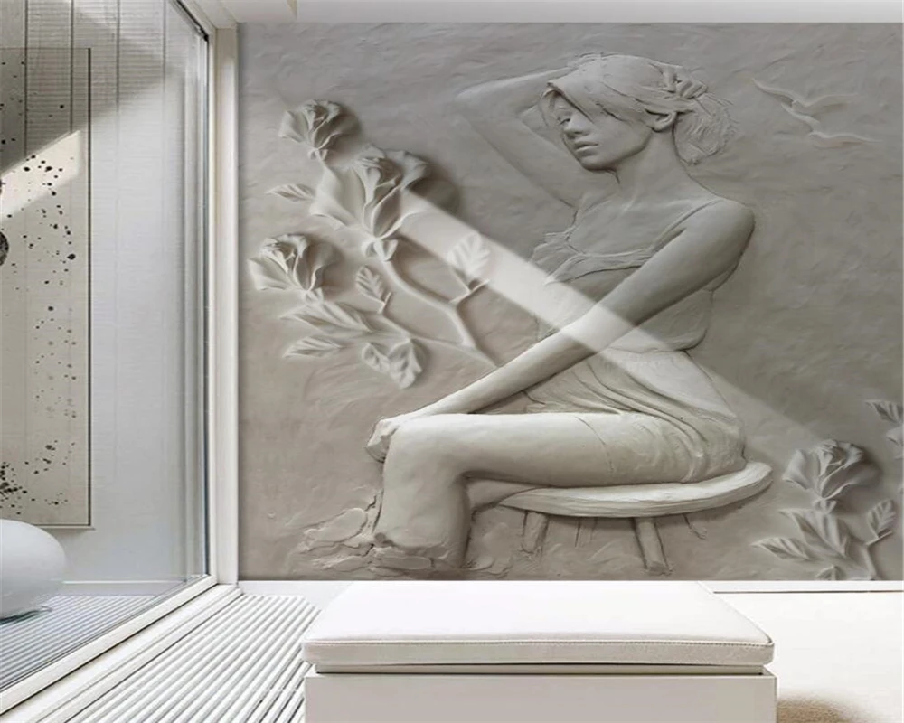 3D фотообои для украшения дома 3d стерео фон гостиной спальни ТВ дивана фрески фото