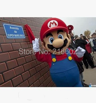 Маскарадные костюмы Super Mario Bros. костюм талисмана для взрослых красивое вечернее платье костюм