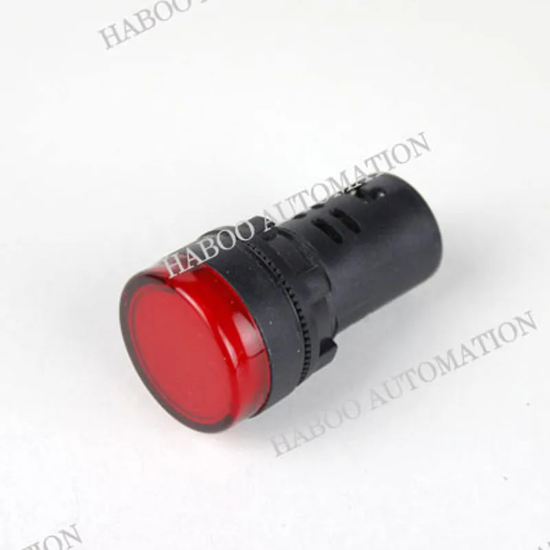 10 шт./лот dia.22 мм led indicator16D 22D/S APT аналогичный индикатор освещение красный зеленый
