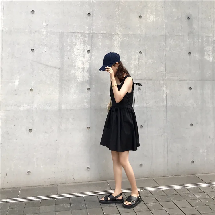 Для женщин Японии Harajuku летние офисные пляжные широкий ремень Высокая талия кукла