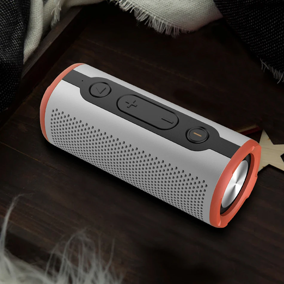 Водонепроницаемый портативный Bluetooth беспроводной динамик открытый бас стерео сабвуфер TWS 12 Вт громкой связи с микрофоном