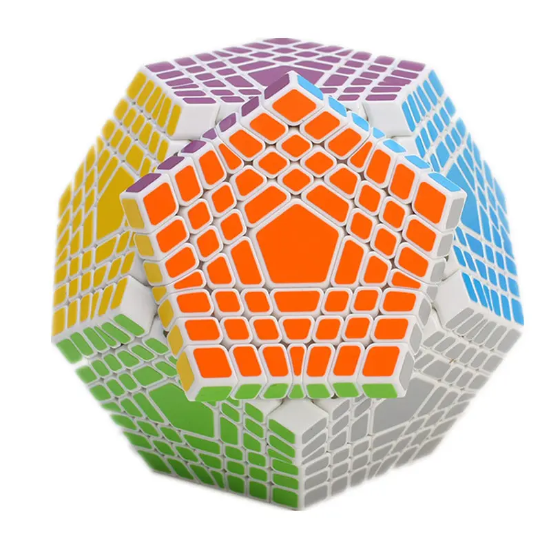 4 вида wumofang кубик Megaminx Профессиональный скоростной куб, 7x7 6x6 5x5 4x4 магический куб-мегаминкс Пазлы игрушки для взрослых игрушки