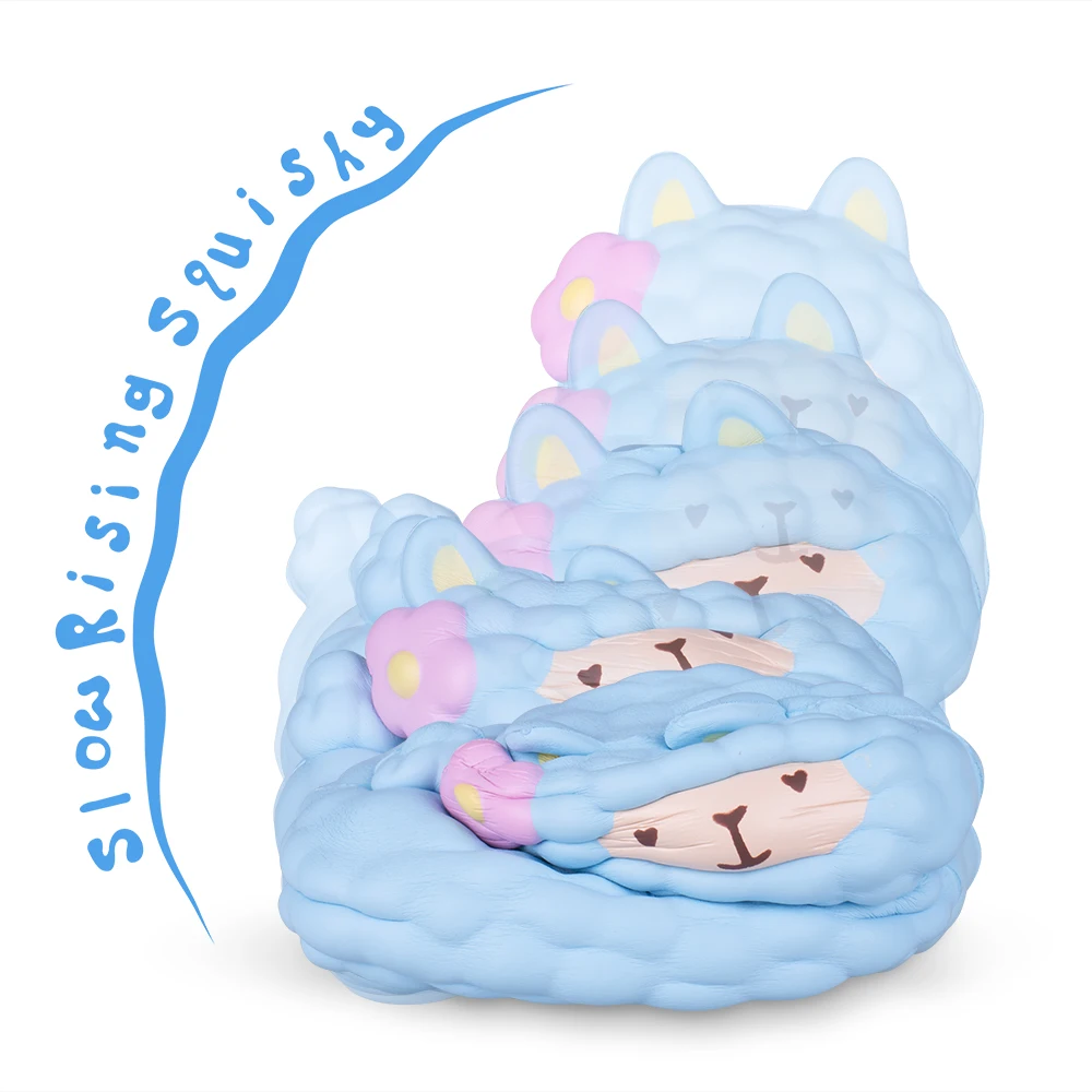Jumbo Alpaca Squishy Slow Rising Kawaii Squishies 16 см Розничная продажа 1 шт. животные игрушки для